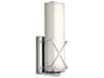 Kichler Trinsic 1-Light Chrome Glass LED Wall Sconce