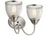 Kichler Voclain 2-Light Brushed Nickel Vanity Light