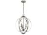 Kichler Voleta 3-Light Brushed Nickel Candelabra Geometric Chandelier