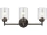 Kichler Winslow 3-Light Olde Bronze Glass Vanity Light