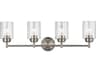 Kichler Winslow 4-Light Brushed Nickel Glass Vanity Light