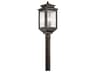 Kichler Wiscombe Park 4 - Light Glass Outdoor Post Light