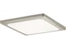 Kichler Zeo Brushed Nickel LED Geometric Flush Mount