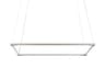 Koncept Z-bar Silver LED Geometric Linear Pendant