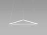 Koncept Z-bar Matte White LED Geometric Linear Pendant
