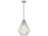 Livex Lighting Geometric 1-Light Brushed Nickel Mini Pendant