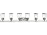 Livex Lighting Lawrenceville 6-Light Polished Chrome Glass Vanity Light