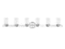 Livex Lighting Manhattan 6-Light Chrome Glass Vanity Light