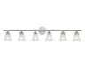 Livex Lighting Neptune 6-Light Chrome Glass Vanity Light