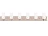Livex Lighting West Lake 6-Light Brushed Nickel Glass Vanity Light