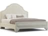 Lillian August Upholstery Bella Elkins Taupe Gray Upholstered King Platform Bed
