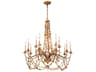Lucas McKearn Mosaic 15-Light Gold Leaf Candelabra Chandelier