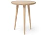 Mater Round Wood Matt Lacquered End Table