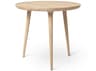Mater Round Wood Matt Lacquered End Table