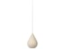 Mater Liuku Matt Lacquered Off White LED Bell Geometric Mini Pendant