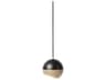 Mater Ray Black LED Round Mini Pendant