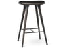 Mater Space Leather Sirka Grey Oak Bar Stool