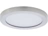 Maxim Lighting Chip 1-Light Silver LED Round Flush Mount