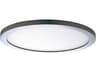 Maxim Lighting Chip 1-Light Silver LED Round Flush Mount