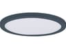 Maxim Lighting Chip 1-Light Black LED Round Flush Mount