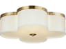 Maxim Lighting Clover 4-Light Satin Brass Flush Mount