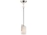Maxim Lighting Dart 1-Light Satin Nickel Glass Cylinder Mini Pendant