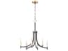 Maxim Lighting Lyndon 6-Light Bronze Antique Brass Candelabra Chandelier