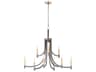 Maxim Lighting Lyndon 9-Light Bronze Antique Brass Candelabra Chandelier