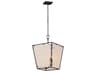 Maxim Lighting Montauk 4-Light Black Geometric Pendant