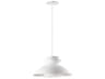 Maxim Lighting Nordic 1-Light White Glass Bowl Pendant