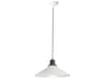 Maxim Lighting Oslo 1-Light Black White Bowl Pendant