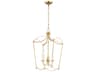 Maxim Lighting Plumette 3-Light Gold Leaf Candelabra Chandelier
