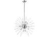 Maxim Lighting Polaris 12-Light Polished Chrome Clear Glass Sputnik Pendant