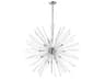 Maxim Lighting Polaris 16-Light Polished Chrome Copper Glass Sputnik Pendant