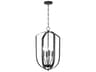 Maxim Lighting Provident 4-Light Black Candelabra Chandelier