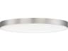 Maxim Lighting Trim 1-Light Satin Nickel LED Round Flush Mount