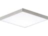 Maxim Lighting Trim 1-Light Satin Nickel LED Geometric Flush Mount