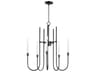 Maxim Lighting Tux 5-Light Black Candelabra Chandelier