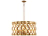 Metropolitan Coronade 6-Light Pandora Gold Leaf Pendant