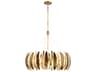 Metropolitan Manitou 8-Light Ardor Gold Geometric Pendant