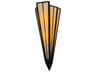 Meyda Brum 2-Light Black Wall Sconce