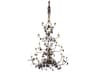 Meyda Oak Leaf 25-Light Brown Candelabra Chandelier