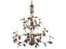 Meyda Oak Leaf 15-Light Brown Candelabra Chandelier