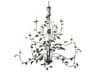 Meyda Oak Leaf 15-Light Timeless Bronze Candelabra Tiered Chandelier