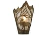 Meyda Moose At Dawn 1-Light Copper Wall Sconce