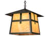 Meyda Stillwater Cross Mission 1 - Light Glass Outdoor Hanging Light