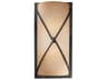 Minka Lavery Aspen Ii 2-Light Bronze Glass Wall Sconce