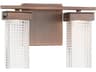 Minka Lavery Dewberry Lane 2-Light Bronze Glass LED Vanity Light