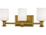 Minka Lavery Harbour Point Liberty Gold Glass LED Vanity Light