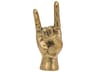 Noir Brass Devil Hand Sculpture